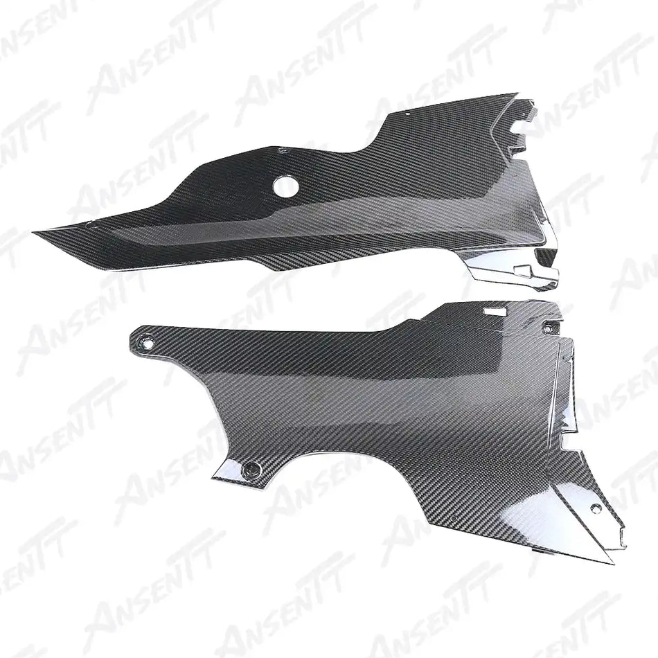 Carbon Fiber Lower Belly Pan for Kawasaki Ninja ZX-10R 2021-2025 - 2x2 Twill Glossy