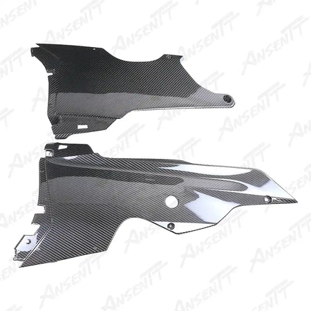 Carbon Fiber Lower Belly Pan for Kawasaki Ninja ZX-10R 2021-2025 - 2x2 Twill Glossy