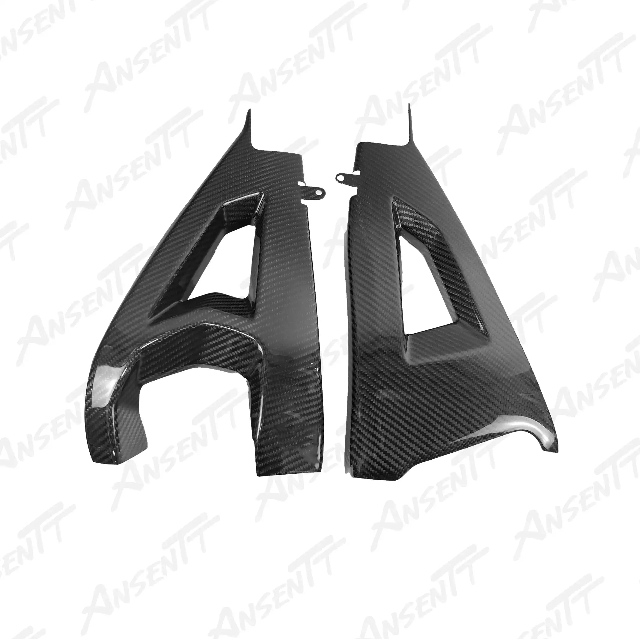 Carbon Fiber Rear Swingarm Cover for Kawasaki Ninja ZX-10R 2021-2025 - 2x2 Twill Glossy