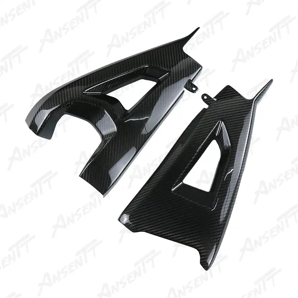 Carbon Fiber Rear Swingarm Cover for Kawasaki Ninja ZX-10R 2021-2025 - 2x2 Twill Glossy