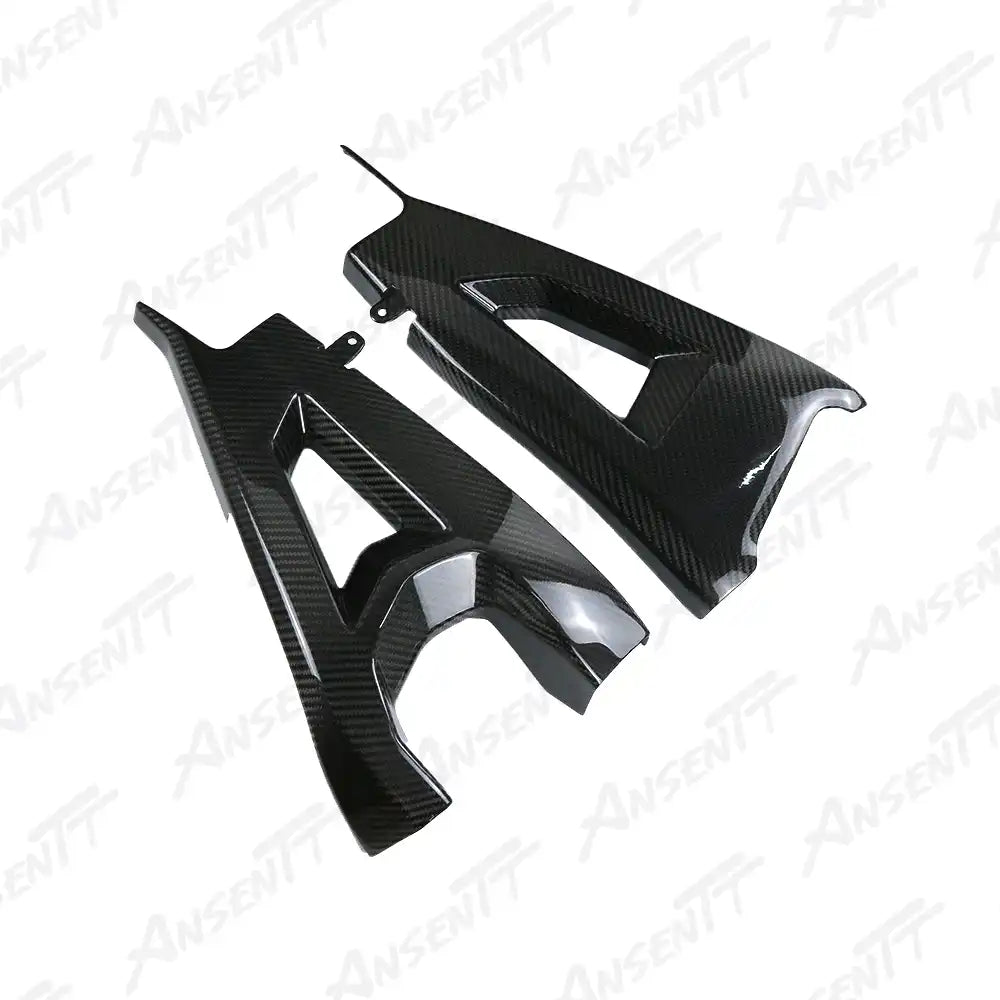 Carbon Fiber Rear Swingarm Cover for Kawasaki Ninja ZX-10R 2021-2025 - 2x2 Twill Glossy