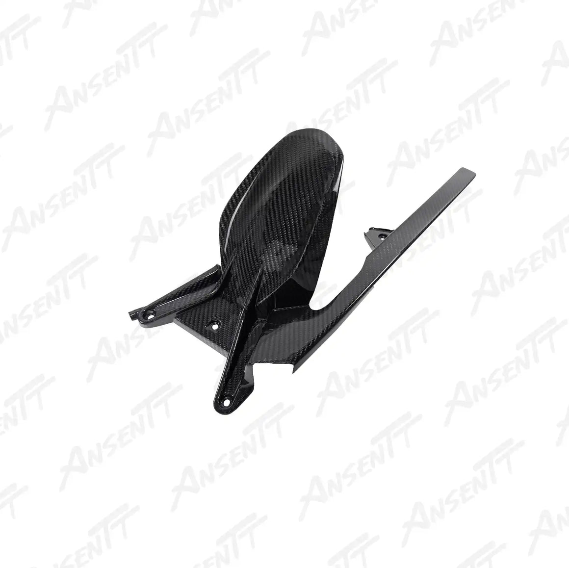 Carbon Fiber Rear Hugger for KTM 1290 Super Duke R  EVO  RR 2020-2023 - 2x2 Twill Glossy