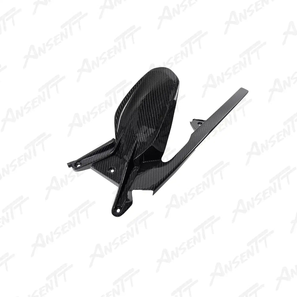 Carbon Fiber Rear Hugger for KTM 1290 Super Duke R  EVO  RR 2020-2023 - 2x2 Twill Glossy