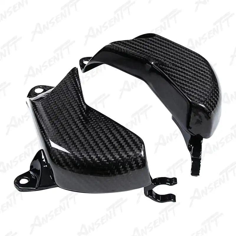 Carbon Fiber Front Brake Caliper Cooling Ducts (Pair) for KTM 1290 Super Duke R  EVO  RR - 2x2 Twill Glossy