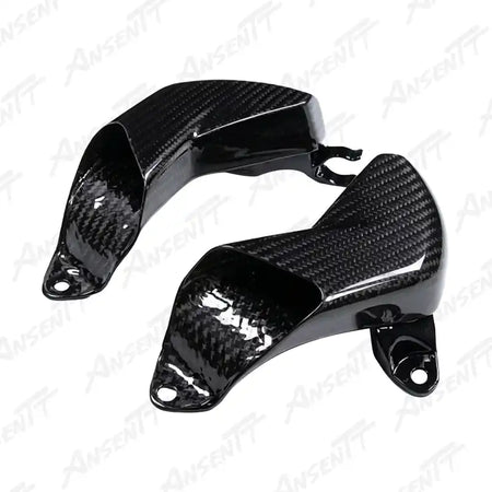 Carbon Fiber Front Brake Caliper Cooling Ducts (Pair) for KTM 1290 Super Duke R  EVO  RR - 2x2 Twill Glossy