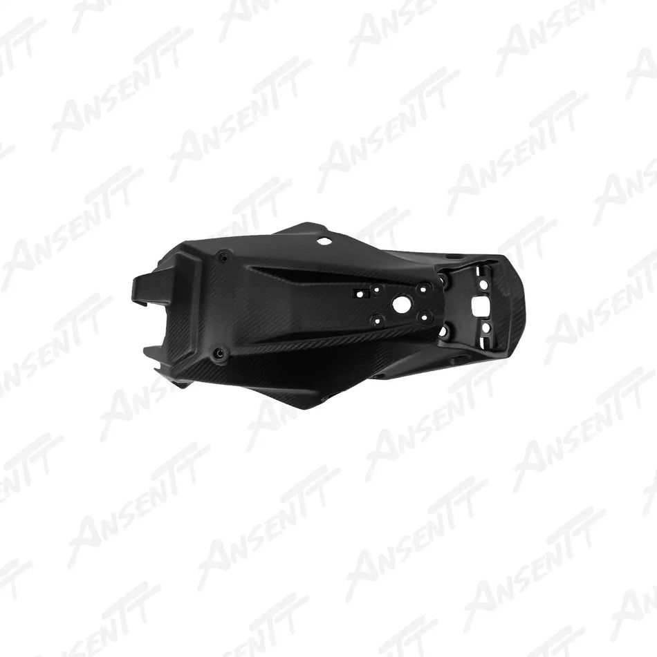 Carbon Fiber Rear Undertail Cover Panel for KTM 1290 Super Duke R  EVO  RR 2020-2023 - 2x2 Twill Glossy