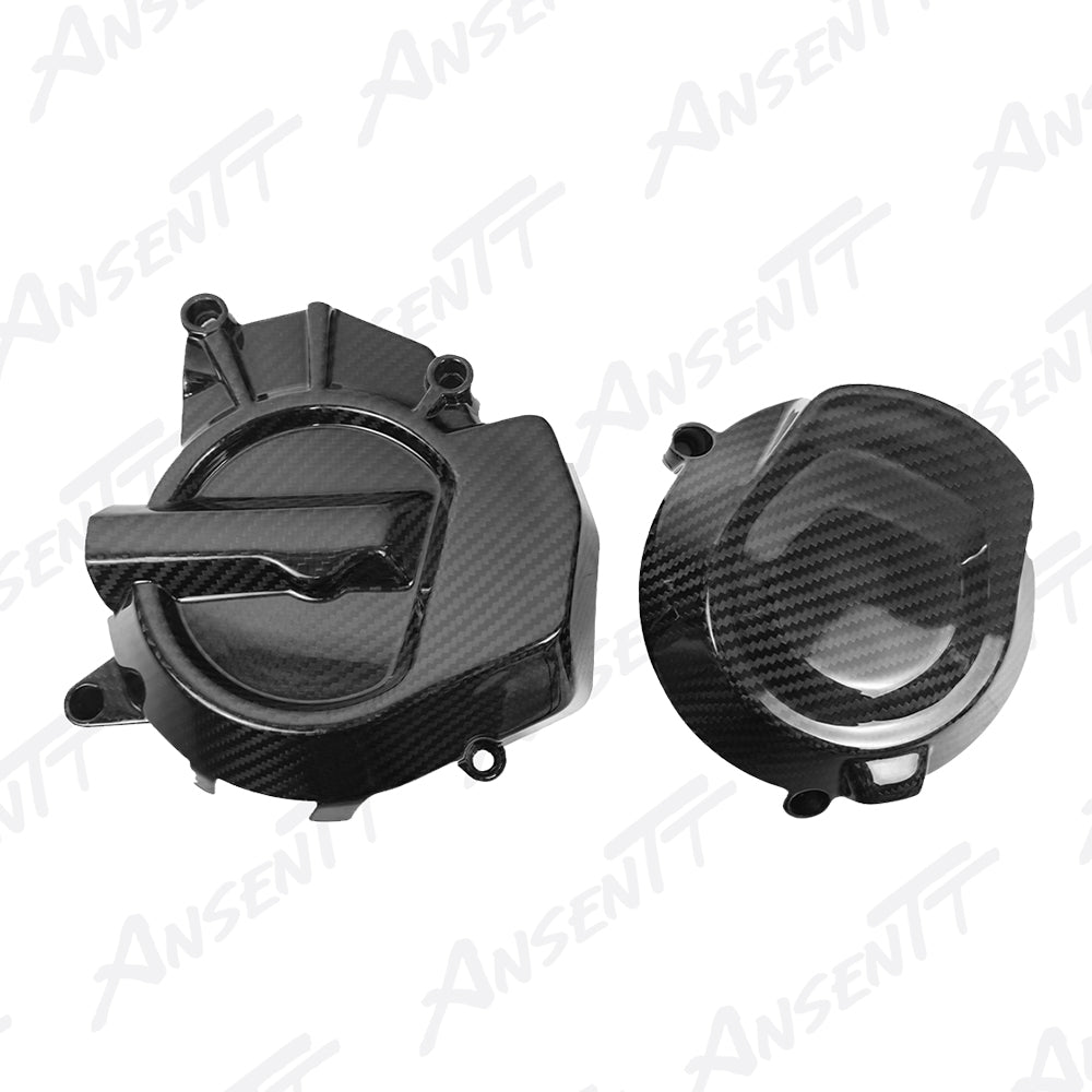 Carbon Fiber Engine Cover Protector Set