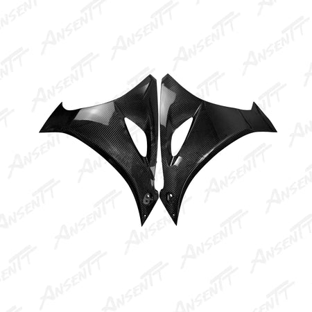 Carbon Fiber Large Side Fairings (Pair) for Suzuki GSXR 1000 2017-2026, 2x2 Twill Glossy