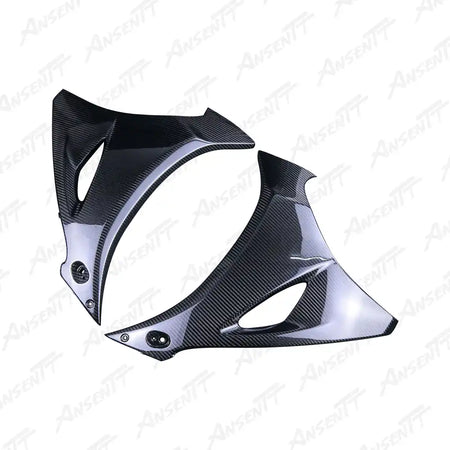 Carbon Fiber Large Side Fairings (Pair) for Suzuki GSXR 1000 2017-2026, 2x2 Twill Glossy