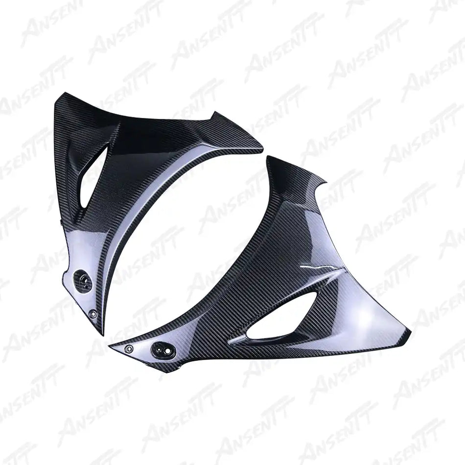 Carbon Fiber Large Side Fairings (Pair) for Suzuki GSXR 1000 2017-2026, 2x2 Twill Glossy