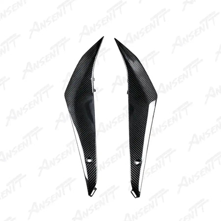 Carbon Fiber Lower Tank Panels (Pair) for Suzuki GSXR 1000 2017-2026, 2x2 Twill Glossy