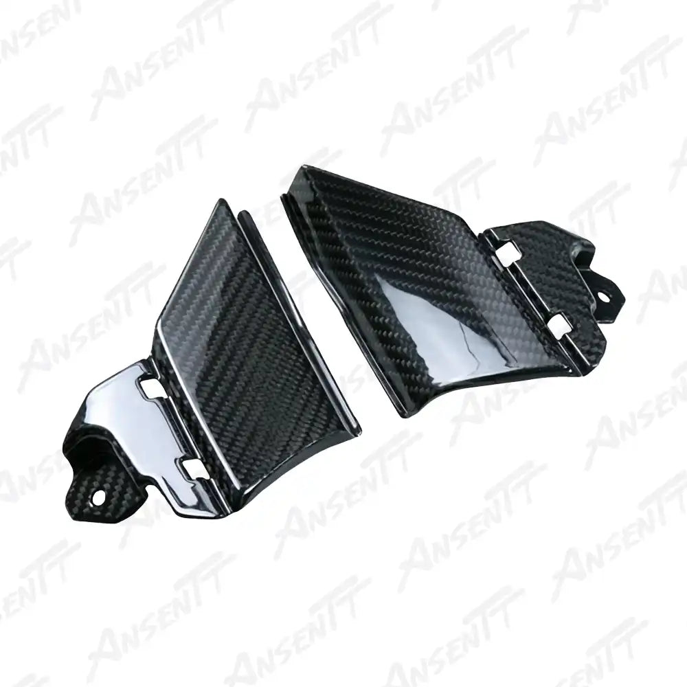 Carbon Fiber Seat Side Panels (Pair) for Suzuki GSXR 1000 2017-2026, 2x2 Twill Glossy