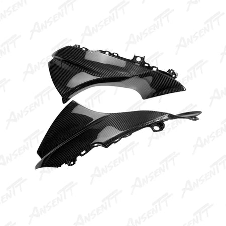 Carbon Fiber Side Nose Fairings (Pair) for Suzuki GSXR 1000 2017-2026, 2x2 Twill Glossy