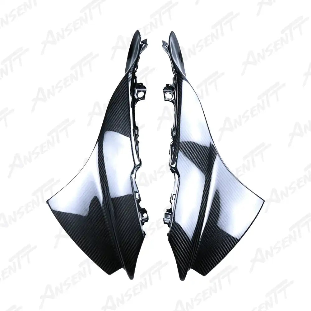 Carbon Fiber Side Nose Fairings (Pair) for Suzuki GSXR 1000 2017-2026, 2x2 Twill Glossy
