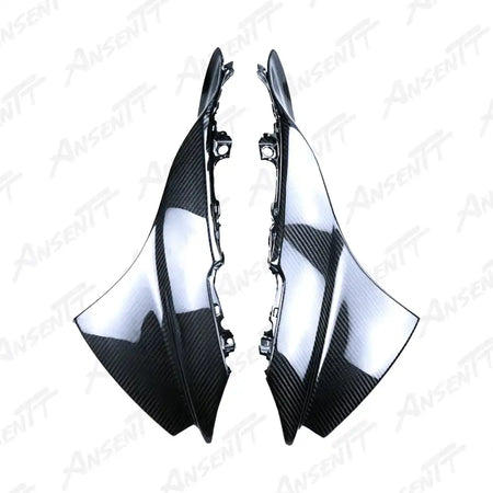 Carbon Fiber Side Nose Fairings (Pair) for Suzuki GSXR 1000 2017-2026, 2x2 Twill Glossy