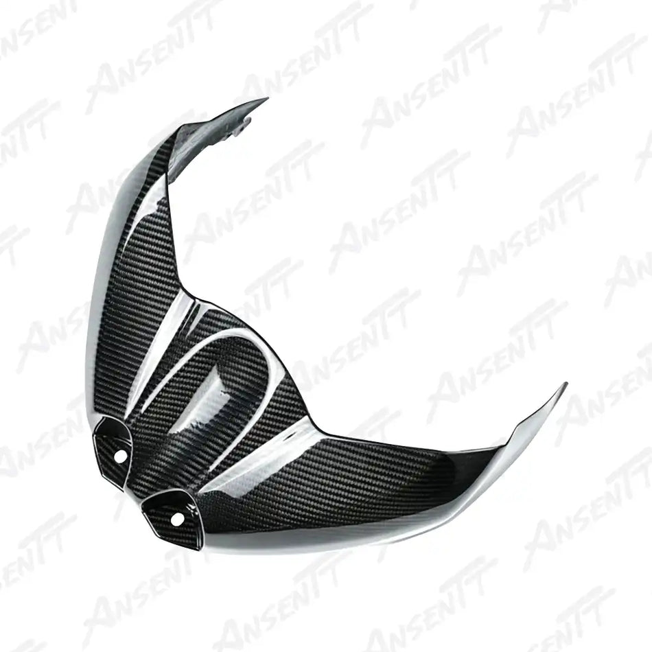 Carbon Fiber Front Tank Cover for Suzuki GSXR 1000 2017-2026, 2x2 Twill Glossy