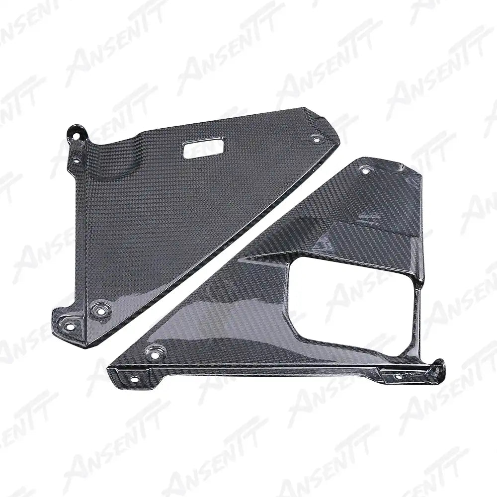 Carbon Fiber Under Inner Cowling Fairings (Pair) for Suzuki GSX1300R Hayabusa 2021-2025, 2x2 Twill Weave (Glossy)