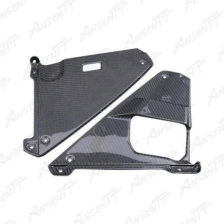 Carbon Fiber Under Inner Cowling Fairings (Pair) for Suzuki GSX1300R Hayabusa 2021-2025, 2x2 Twill Weave (Glossy)