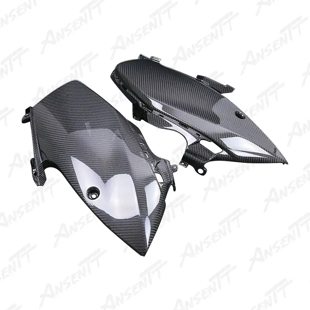 Carbon Fiber Frame Side Covers (Pair) for Suzuki GSX1300R Hayabusa 2021-2025, 2x2 Twill Weave (Glossy)