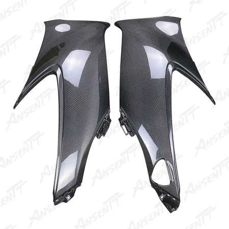 Carbon Fiber Side Fairing Cowl Panels (Pair) for Suzuki GSX1300R Hayabusa 2021-2025, 2x2 Twill Weave (Glossy)