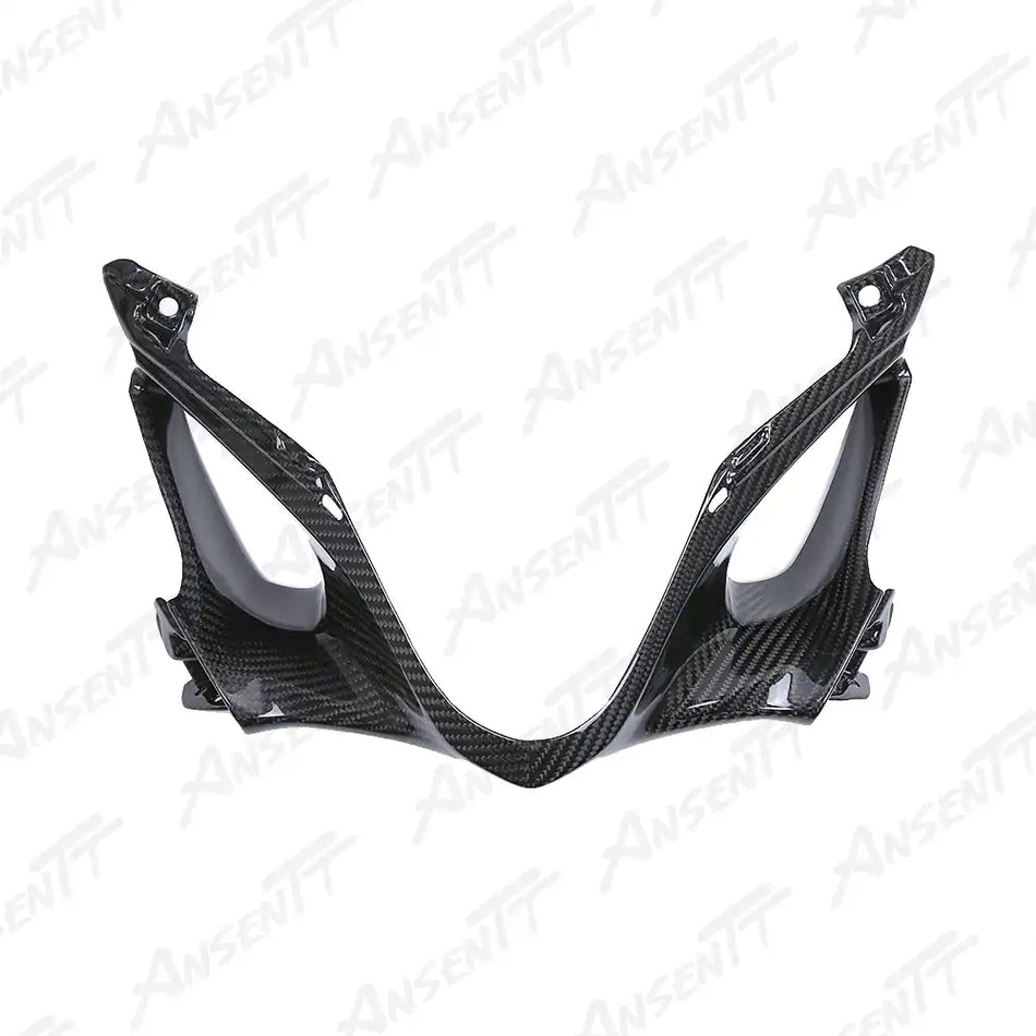 Carbon Fiber Headlight Cover for Suzuki GSX1300R Hayabusa 2021-2025, 2x2 Twill Weave (Glossy)