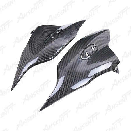 Carbon Fiber Front Fairing Side Panels (Pair) for Suzuki GSX1300R Hayabusa 2021-2025, 2x2 Twill Weave (Glossy)