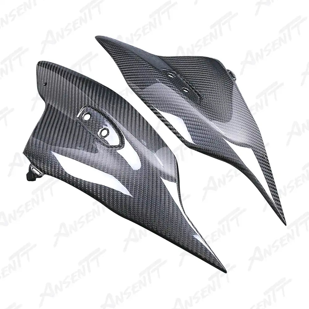 Carbon Fiber Front Fairing Side Panels (Pair) for Suzuki GSX1300R Hayabusa 2021-2025, 2x2 Twill Weave (Glossy)