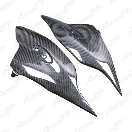 Carbon Fiber Front Fairing Side Panels (Pair) for Suzuki GSX1300R Hayabusa 2021-2025, 2x2 Twill Weave (Glossy)