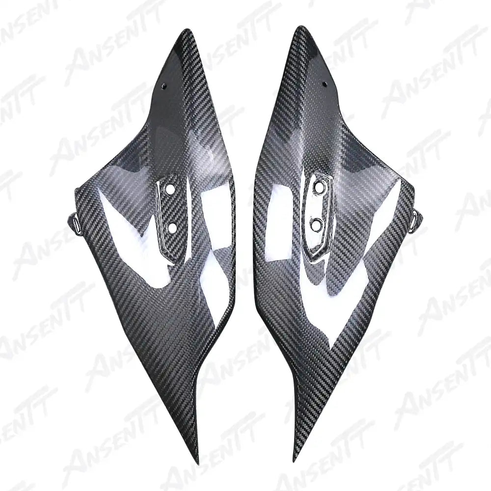 Carbon Fiber Front Fairing Side Panels (Pair) for Suzuki GSX1300R Hayabusa 2021-2025, 2x2 Twill Weave (Glossy)