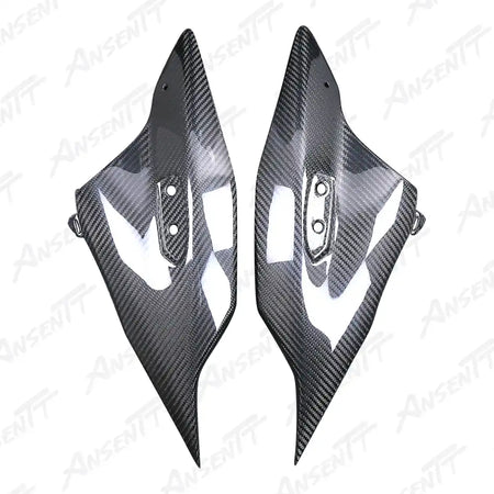 Carbon Fiber Front Fairing Side Panels (Pair) for Suzuki GSX1300R Hayabusa 2021-2025, 2x2 Twill Weave (Glossy)