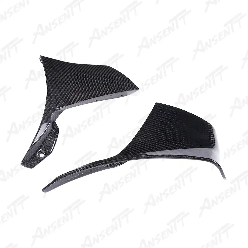 Carbon Fiber Aerodynamic Winglets (Pair) for Suzuki GSX1300R Hayabusa 2021-2025, 2x2 Twill Weave (Glossy)