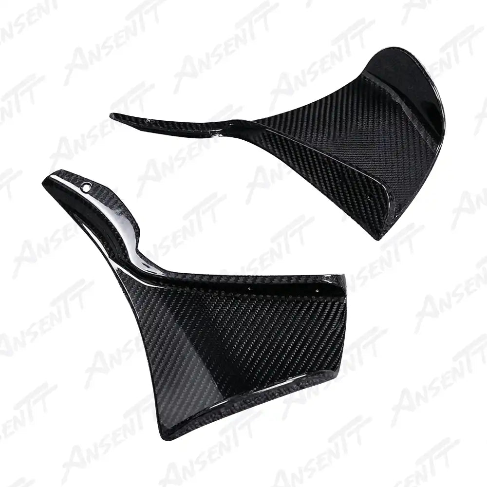Carbon Fiber Aerodynamic Winglets (Pair) for Suzuki GSX1300R Hayabusa 2021-2025, 2x2 Twill Weave (Glossy)