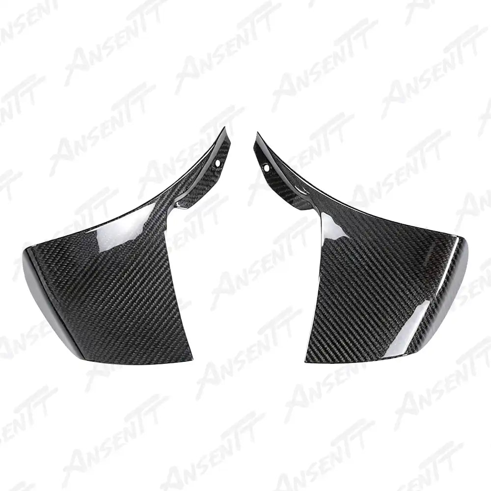 Carbon Fiber Aerodynamic Winglets (Pair) for Suzuki GSX1300R Hayabusa 2021-2025, 2x2 Twill Weave (Glossy)