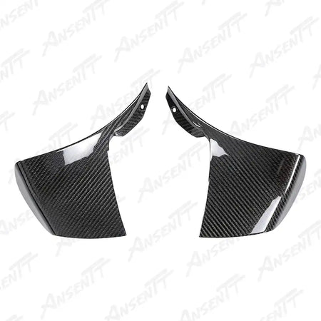 Carbon Fiber Aerodynamic Winglets (Pair) for Suzuki GSX1300R Hayabusa 2021-2025, 2x2 Twill Weave (Glossy)
