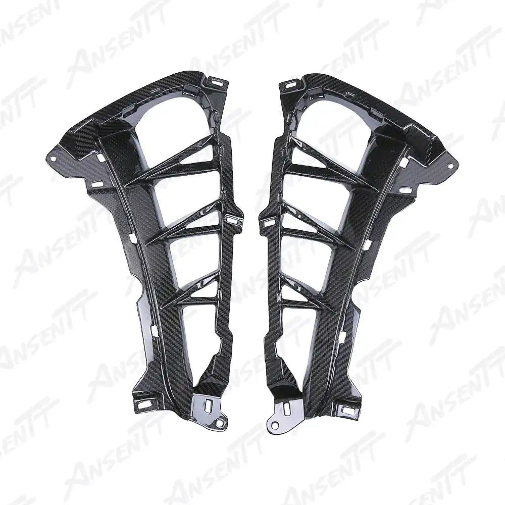 Carbon Fiber Inner Side Vent Fairings (Pair) for Suzuki GSX1300R Hayabusa 2021-2025, 2x2 Twill Weave (Glossy)