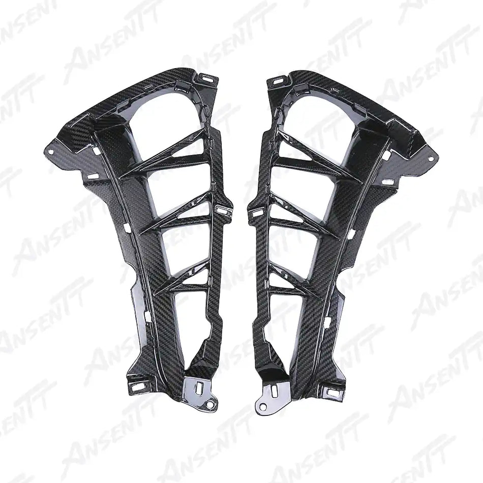 Carbon Fiber Inner Side Vent Fairings (Pair) for Suzuki GSX1300R Hayabusa 2021-2025, 2x2 Twill Weave (Glossy)