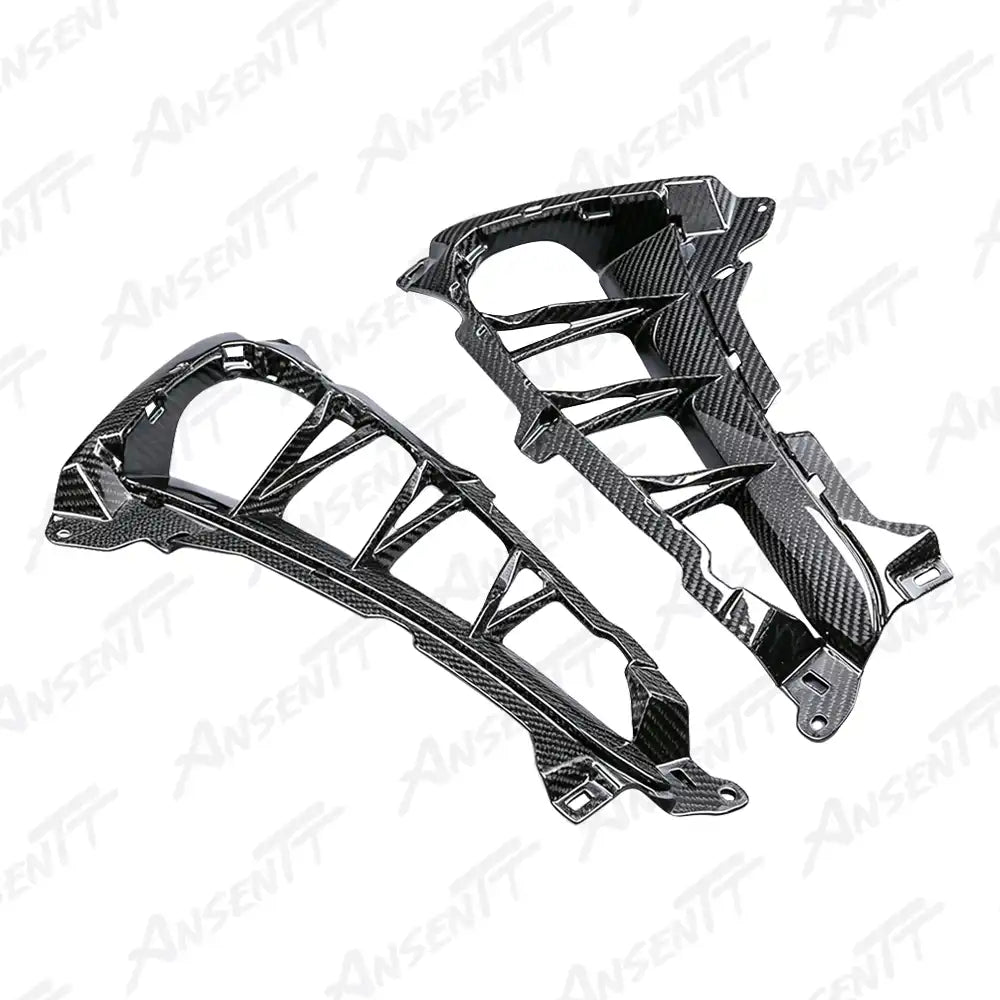 Carbon Fiber Inner Side Vent Fairings (Pair) for Suzuki GSX1300R Hayabusa 2021-2025, 2x2 Twill Weave (Glossy)