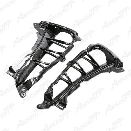 Carbon Fiber Inner Side Vent Fairings (Pair) for Suzuki GSX1300R Hayabusa 2021-2025, 2x2 Twill Weave (Glossy)