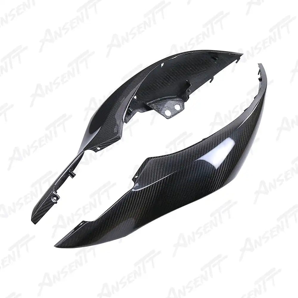 Carbon Fiber Rear Tail Side Cowls (Pair) for Suzuki GSX1300R Hayabusa 2021-2025, 2x2 Twill Weave (Glossy)