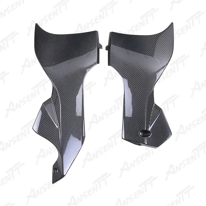 Cache-carter inférieur en fibre de carbone pour Suzuki GSX1300R Hayabusa 2021-2025, tissage sergé 2x2 (brillant)