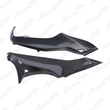 Carbon Fiber Instrument Side Panels (Pair) for Suzuki GSX1300R Hayabusa 2021-2025, 2x2 Twill Weave (Glossy)