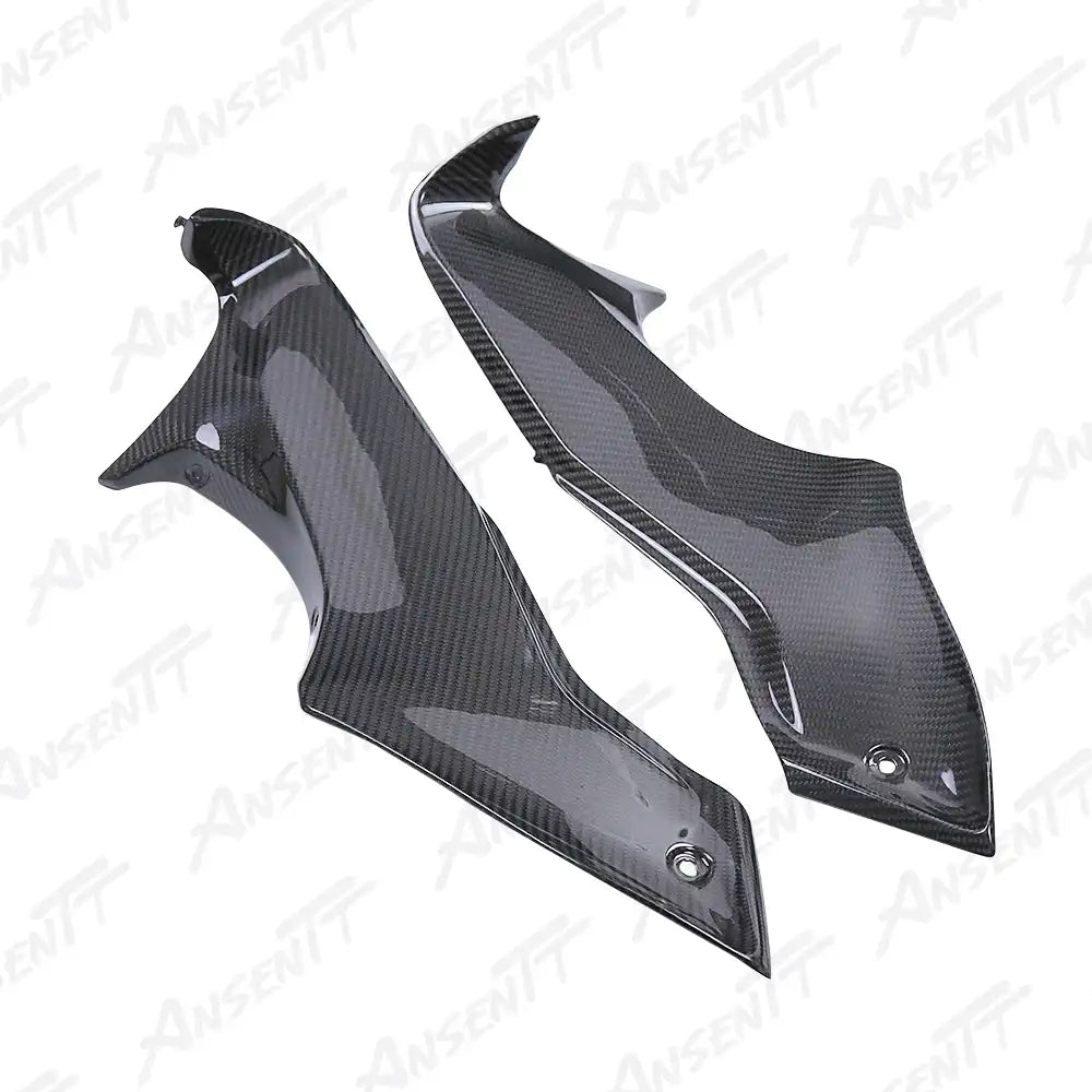 Carbon Fiber Instrument Side Panels (Pair) for Suzuki GSX1300R Hayabusa 2021-2025, 2x2 Twill Weave (Glossy)