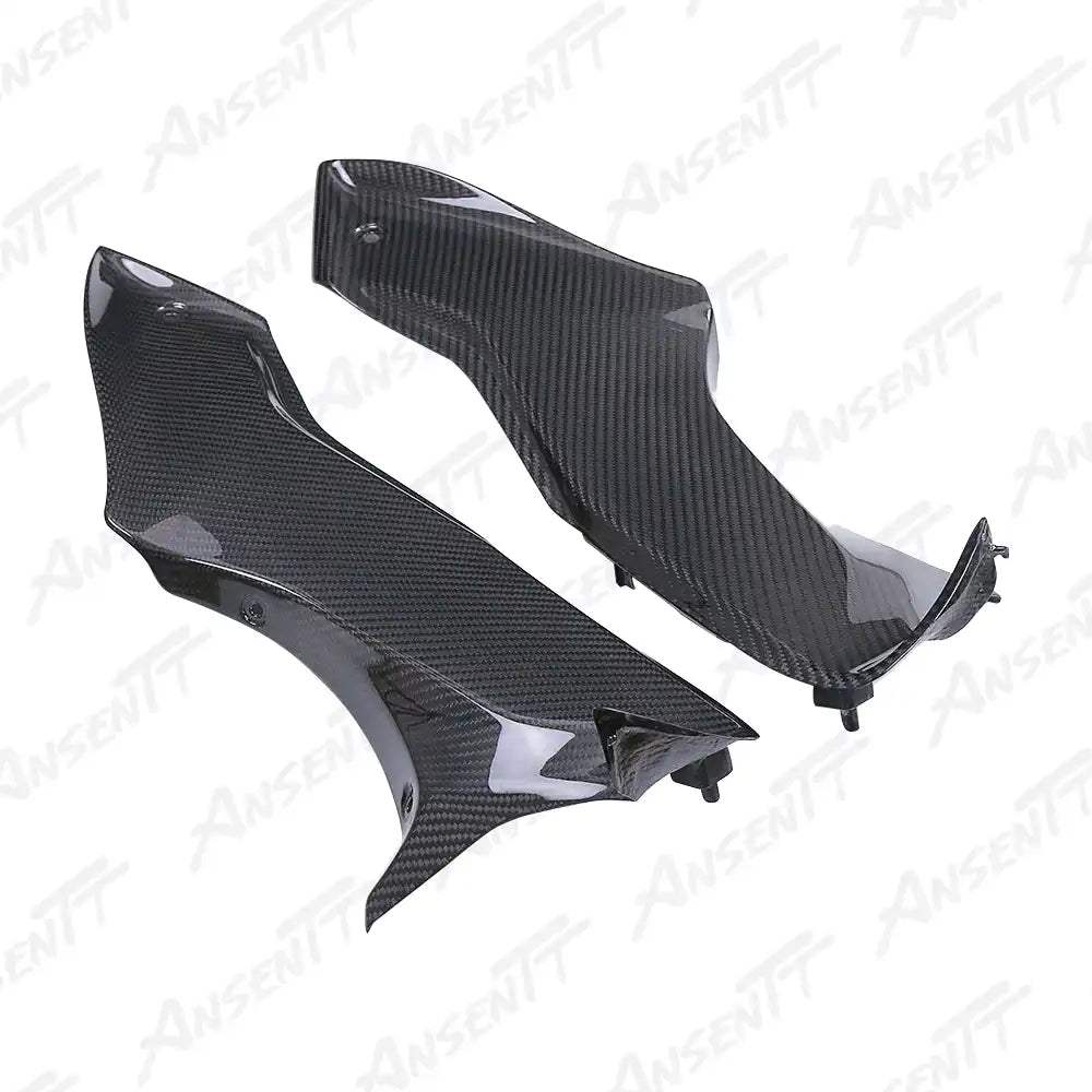 Carbon Fiber Instrument Side Panels (Pair) for Suzuki GSX1300R Hayabusa 2021-2025, 2x2 Twill Weave (Glossy)
