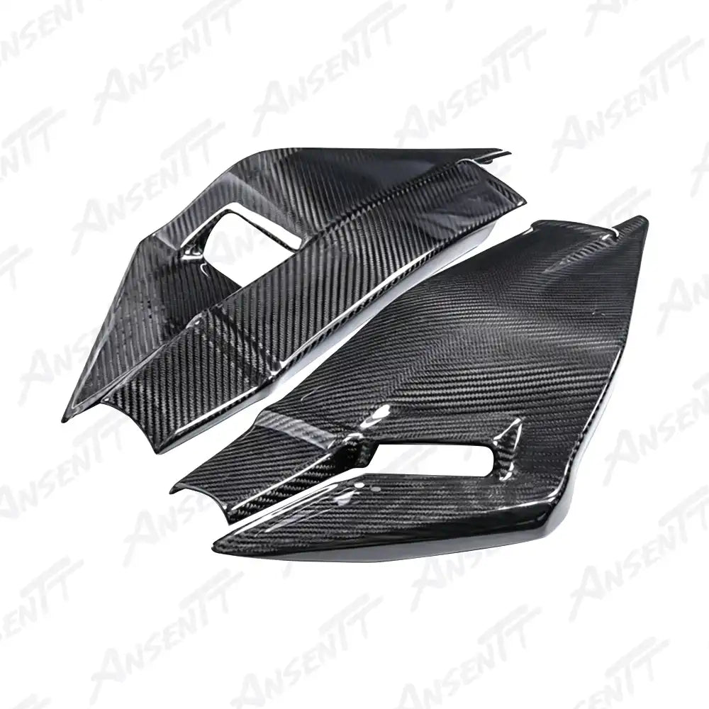 Carbon Fiber Rear Swingarm Cover (Pair) for Suzuki GSX1300R Hayabusa 2021-2025, 2x2 Twill Weave (Glossy)