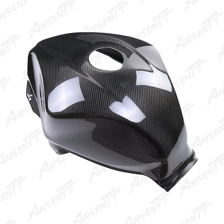 Carbon Fiber Tank Cover for Suzuki GSX1300R Hayabusa 2021-2025, 2x2 Twill Weave (Glossy)