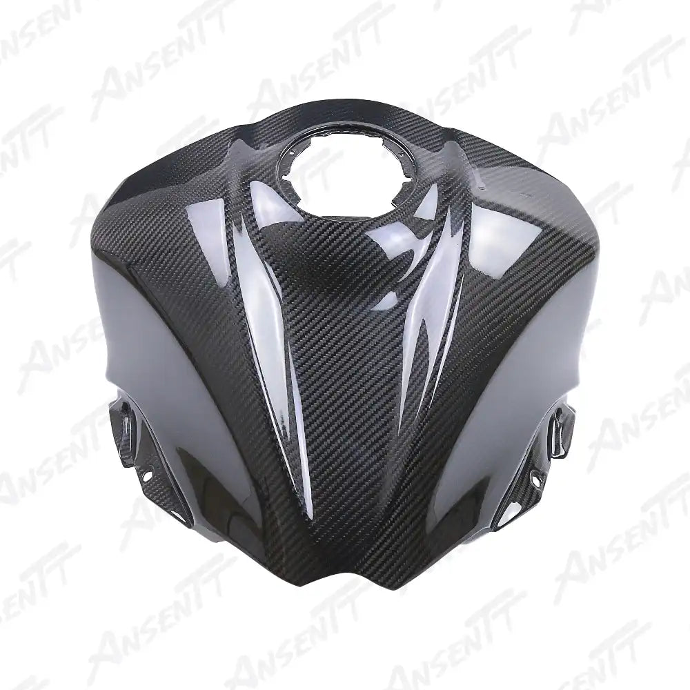 Carbon Fiber Front Tank Cover for Suzuki GSX1300R Hayabusa 2021-2025, 2x2 Twill Weave (Glossy)