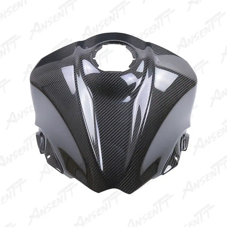 Carbon Fiber Front Tank Cover for Suzuki GSX1300R Hayabusa 2021-2025, 2x2 Twill Weave (Glossy)
