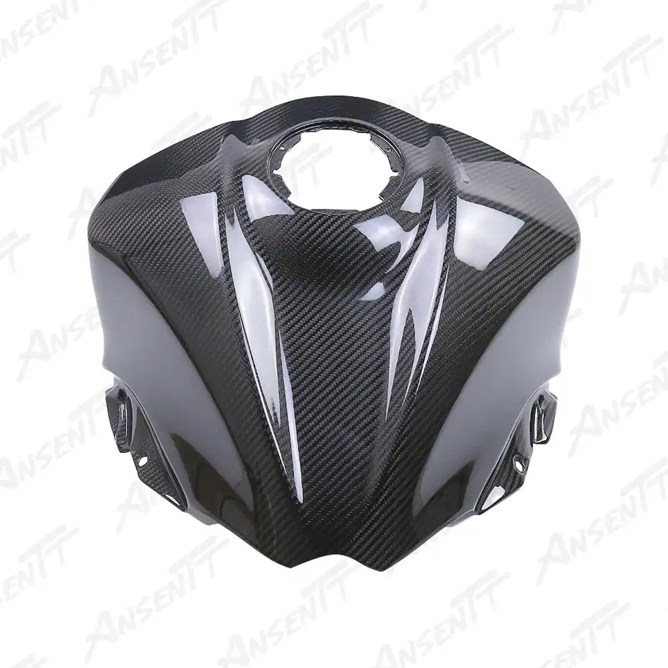 Carbon Fiber Front Tank Cover for Suzuki GSX1300R Hayabusa 2021-2025, 2x2 Twill Weave (Glossy)