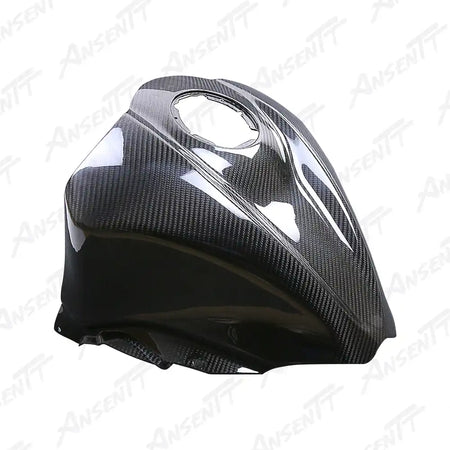 Carbon Fiber Front Tank Cover for Suzuki GSX1300R Hayabusa 2021-2025, 2x2 Twill Weave (Glossy)