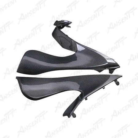 Carbon Fiber Lower Side Tank Panels (Pair) for Suzuki GSX1300R Hayabusa 2021-2025, 2x2 Twill Weave (Glossy)